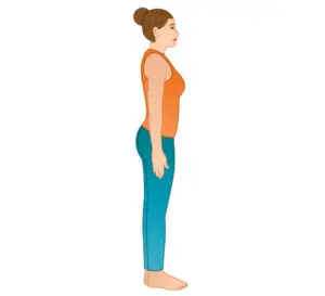How to stand in mountain pose